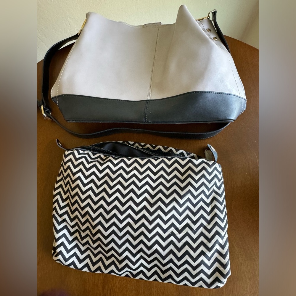 Colab leather purse with interior removable compartment - Picture 4 of 6